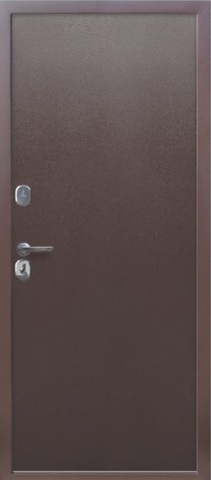 Дверь входная Феррони 7 см Гарда металл/металл, 2 замка, 1,2 мм металл, (медь антик+медь антик) #3