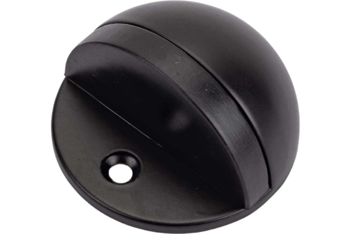 Ограничитель дверной напольный Ренц INDS 44 Black, цвет черный (гарантия - 12 месяцев)