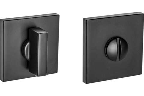 Завертка квадрат Ренц INBK 03 slim B, цвет черный к ручкам Кроне INDH 320-03 slim B, Латина INDH 322-03 slim B, Сорренто INDH 321-03 slim B, Корсико INDH 323-03 slim B (гарантия - 5 лет)
