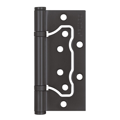 Петля универсальная без врезки Фуаро IN4500W-BL GR (500-2BB/BL 100x2,5) блистер, цвет графит (гарантия - 2 года)