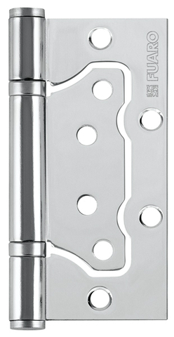Петля универсальная без врезки Фуаро IN4500W-BL CP (500-2BB/BL 100x2,5) блистер, цвет хром (гарантия - 2 года)