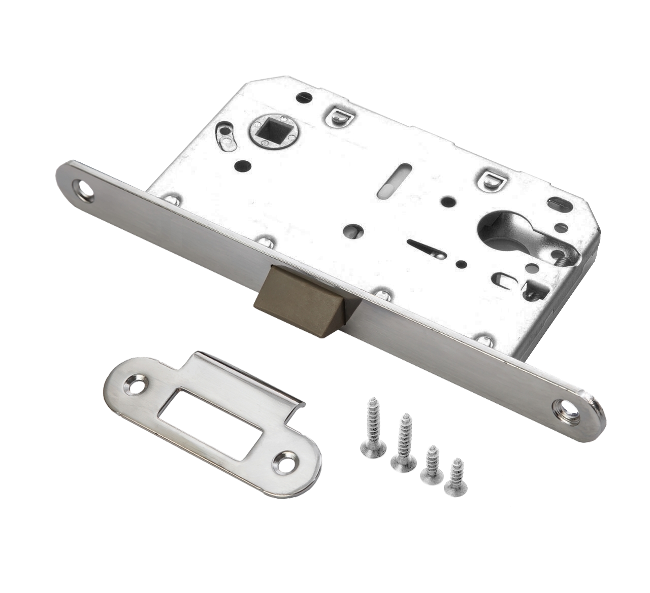 Замок под цилиндр Пуэрто B2B LB 85 pl SN, цвет никель матовый