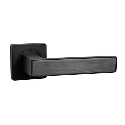 Ручка квадрат Аякс K.JK51.OPTIMA plus (OPTIMA plus JK) BL/GR-24, цвет черный/графит алюминий (гарантия - 6 месяцев)