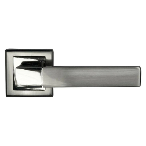 Ручка квадрат Буссаре STRICTO A-67-30 CHROME/S.CHROME, цвет хром/хром матовый (гарантия - 12 месяцев)