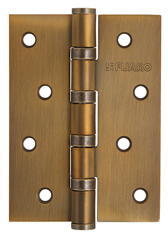 Петля врезная универсальная Фуаро IN4400U-BL CF (4BB/BL 100x75x2,5) блистер, цвет кофе (гарантия - 12 месяцев)