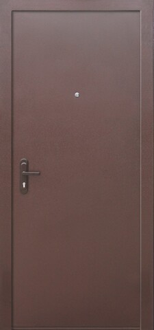 Дверь входная Феррони СтройГост 5 внутреннее открывание, 1 замок, 0,8 мм металл, (медь антик+медь антик) #3