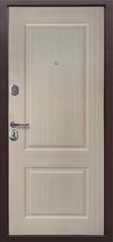 Дверь входная Страж 2К Лидер, 2 замка, 1 мм металл, (медь антик+светлая лиственница) #3