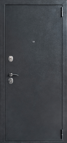 Дверь входная Дверной континент ДК-70 царга, 2 замка, 1 мм металл, (серебро антик+беленая лиственница) #2