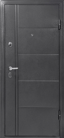 Дверь входная Форпост Форпост 65, 2 замка, 1 мм металл, (серебро антик+белый) #2