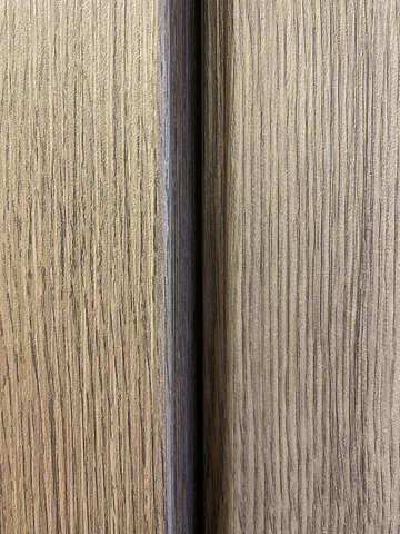 Дверь межкомнатная Альберо (Фрегат) Мегаполис Кельн, цвет серый кедр, экошпон, стекло черное #2