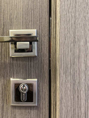 Дверь межкомнатная Альберо (Фрегат) Мегаполис Кельн, цвет серый кедр, экошпон, стекло черное #3