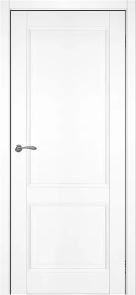 Дверь межкомнатная Дверная Линия Гранд-6 ДГ, цвет белый бархат, софт тач, глухая