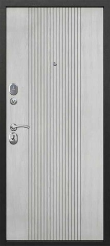 Дверь входная Феррони Нова, 2 замка, 1,2 мм металл, (серебро антик+белый ясень) #3