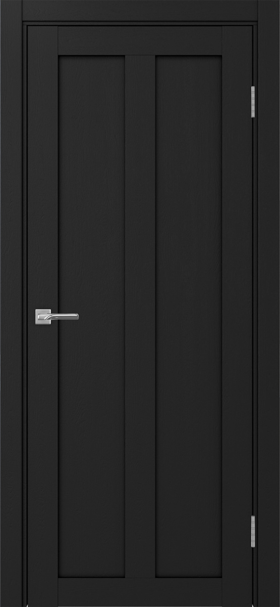 Дверь межкомнатная Оптима Порте Турин 521.11, цвет антрацит, экошпон, глухая