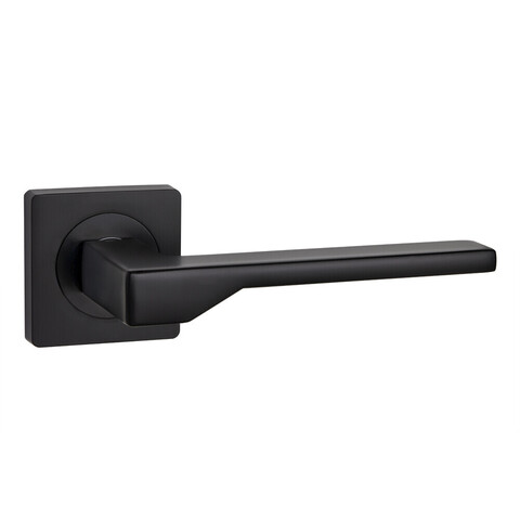 Ручка квадрат Аякс K.JK51.LEVEL (LEVEL JK) BL-24, цвет черный алюминий (гарантия - 6 месяцев)