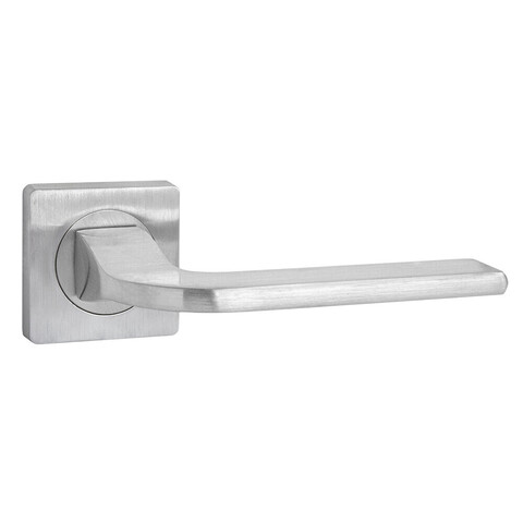 Ручка квадрат Аякс K.JK51.SPLINE (SPLINE JK) SSC-16, цвет хром сатинированный алюминий (гарантия - 6 месяцев)
