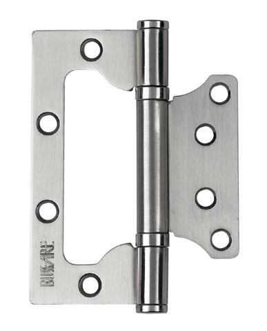Петля накладная универсальная Буссаре B020-U 100X75X2.5-2BB-1SC, цвет хром матовый (гарантия - 1 месяц)