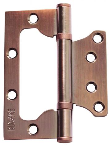Петля накладная универсальная Буссаре B020-U 100X75X2.5-2BB-1AC, цвет медь (гарантия - 1 месяц)