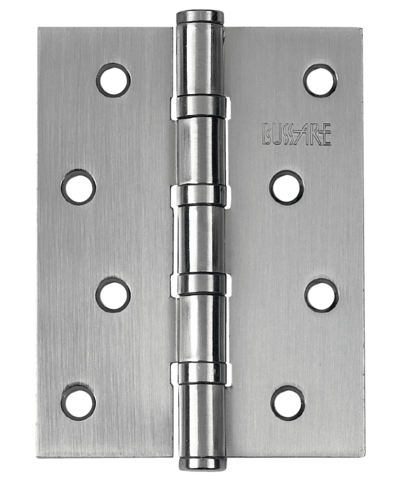 Петля врезная универсальная Буссаре B020-C 100X75X2.5-4BB-1SC, цвет хром матовый (гарантия - 1 месяц)