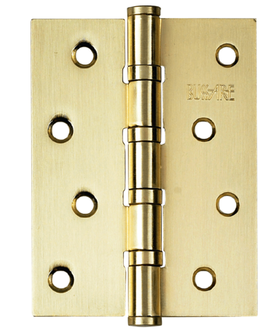 Петля врезная универсальная Буссаре B020-C 100X75X2.5-4BB-1SG, цвет золото матовое (гарантия - 1 месяц)
