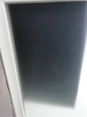 Товар с дефектом (ПОЛОТНО) - Дверь межкомнатная белая ВестСтайл Sensation SE16 ДО, цвет белый лен, экошпон, стекло матовое. Размер 700*2000. (Данный товар возврату и обмену не подлежит) #3