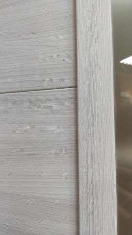 Дверь межкомнатная Ла Стелла 283, цвет снежный ясень, экошпон, стекло матовое #2