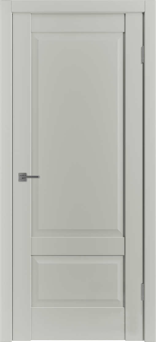 Дверь межкомнатная Владимирская фабрика дверей Эмалекс ЕR2, цвет тауп, экошпон, глухая