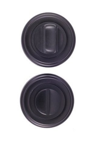 Завертка круг Вантаж BK03BL, цвет черный к ручкам V17BL, V16BL, V33BL (гарантия - 6 месяцев)