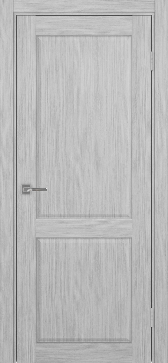 Дверь межкомнатная Оптима Порте Сицилия 702.11, цвет серый дуб, экошпон, глухая