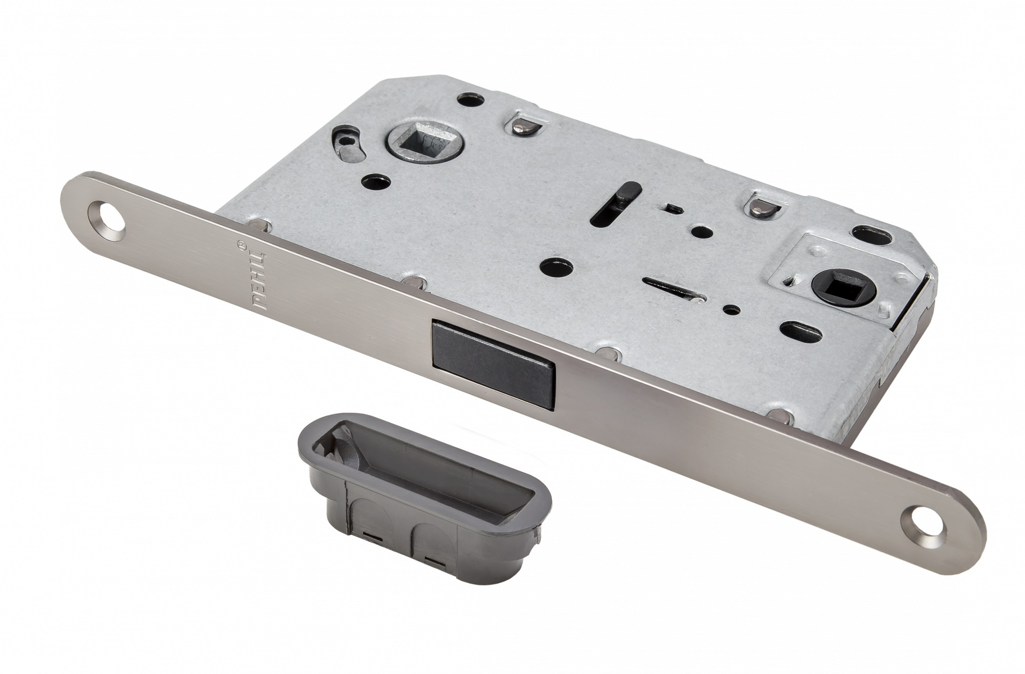 Замок сантехнический магнитный Ренц INLBM 5096 pl MSN, цвет никель супер матовый (гарантия - 12 месяцев)