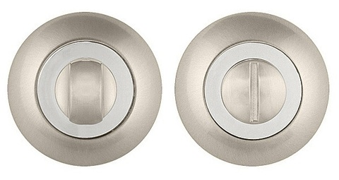 Завертка круг Пунто BK6.R.ZR54 (BK6 ZR) SN/CP-3, цвет никель матовый/хром к ручкам R.ZR54.COMETA (COMETA ZR) SN/CP-3, R.ZR54.SUPREME (SUPREME ZR) SN/CP-3, R.ZR54.AXIS (AXIS ZR) SN/CP-3 (гарантия - 12 месяцев)