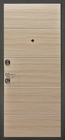 Дверь входная Урбан Оптима, 2 замка, 1 мм металл, (серебро антик+светлая акация) #3