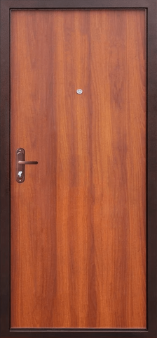 Дверь входная Прораб 4,5 см, 1 замок, 1 мм металл, (медь антик+рустикальный дуб) #3