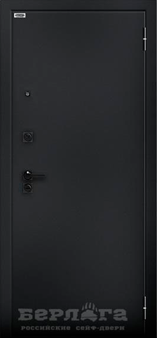 Теплая дверь входная Берлога Ультра Вояж зеркало, 2 замка, 1,8 мм металл, (черный букле+арктик эмалит) #2