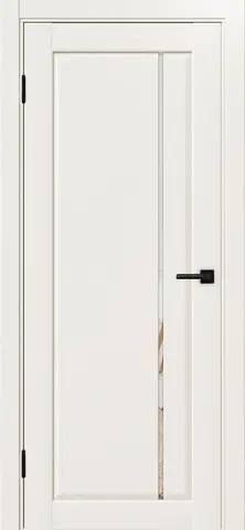 Дверь межкомнатная ХЬЮГОДОРС Катрина 11x120, цвет слоновая кость, экошпон, зеркало (гарантия - 5 лет)