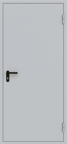 Дверь входная Страж ДМП-01-ЕIS-60 противопожарная, 1 замок, 1,5 мм металл, (серый антик+серый антик) #2