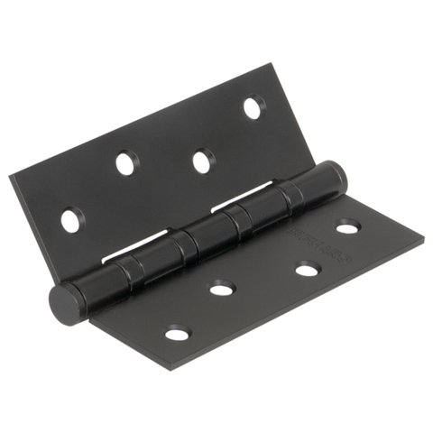 Петля универсальная Фуаро IN4400U BL (4BB 100x75x2,5), цвет черный матовый (гарантия - 2 года)