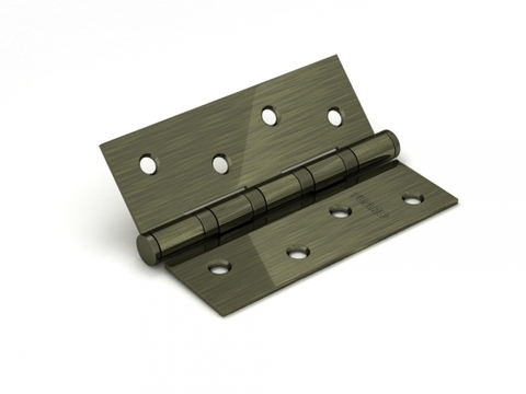 Петля врезная универсальная Фуаро IN4400U AB (4BB 100x75x2,5), цвет бронза (гарантия - 2 года)