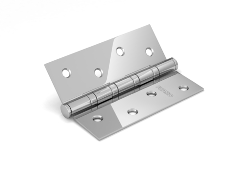 Петля врезная универсальная Фуаро IN4400U CP (4BB 100x75x2,5), цвет хром (гарантия - 2 года)