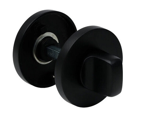 Завертка круг Буссаре WC-50 BLACK, цвет черный к ручкам CENTRO A-11-50 BLACK, ERA A-21-50 BLACK (гарантия - 6 месяцев)