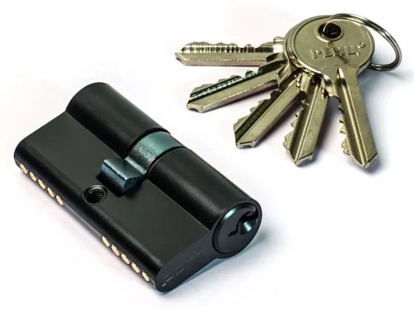 Цилиндр ключ-ключ Ренц INCS 60 Black, цвет черный (гарантия - 12 месяцев)