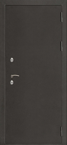 Теплая дверь входная Двери регионов Термо 3, 2 замка, 1,5 мм металл, (серебро антик темный+светлый венге) #2